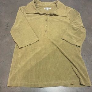 Reformation Olive Short Sleeve Top